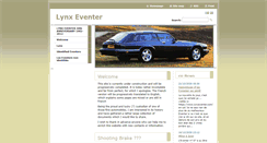 Desktop Screenshot of lynxeventer.com